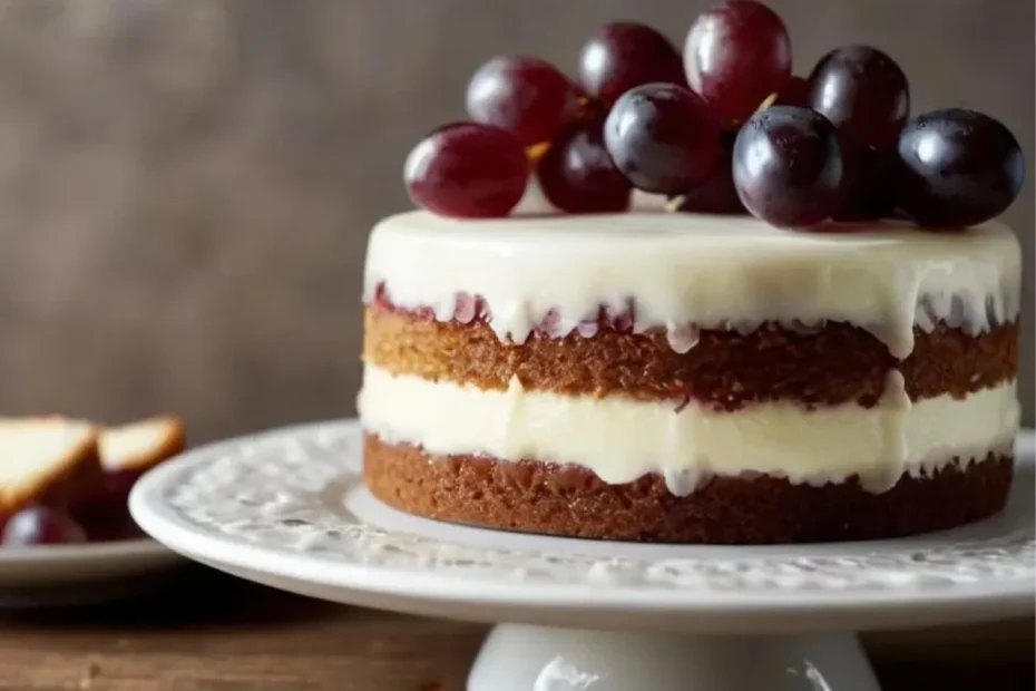 Aprenda a fazer um delicioso bolo de uva